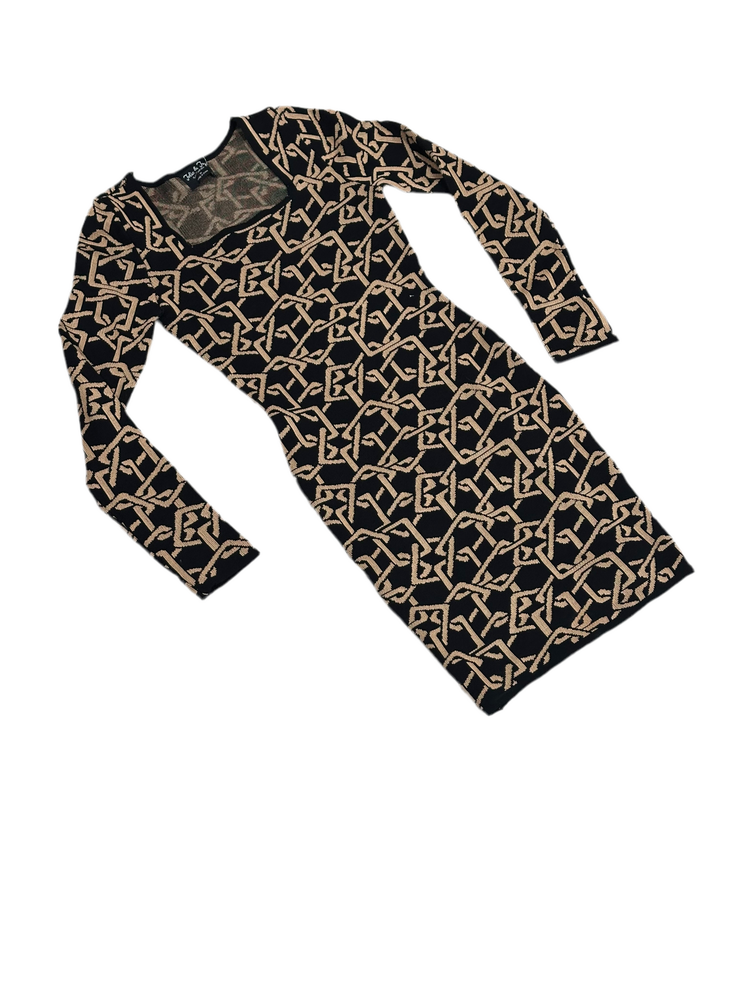 Black and Tan Dress