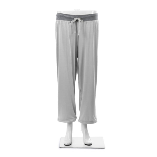 Bamboo Capri Pants - Pebble S/M