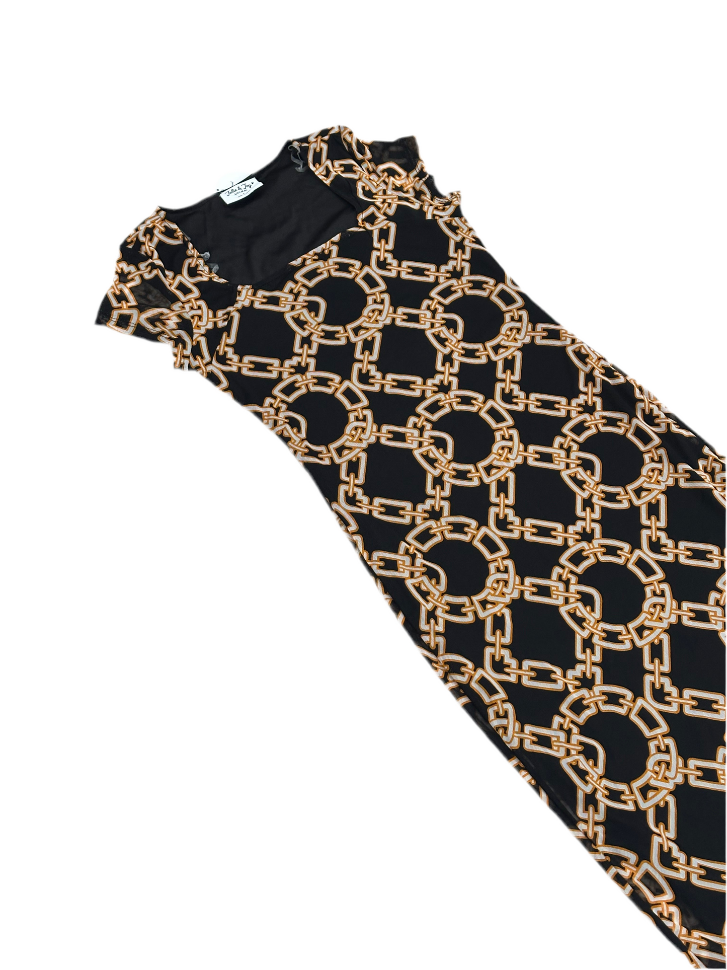 Black and Gold Dress