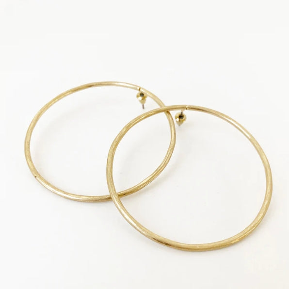 Gold Hoop Earrings