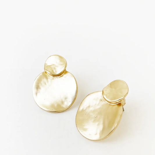 Circle Gold Earrings
