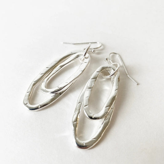 Double Oval Earrings 