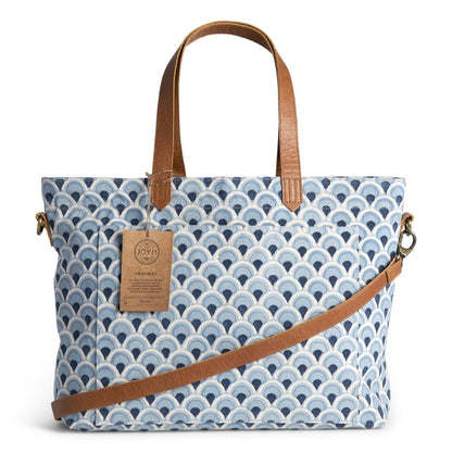 JOYN Tote Bag - Blue Scallop