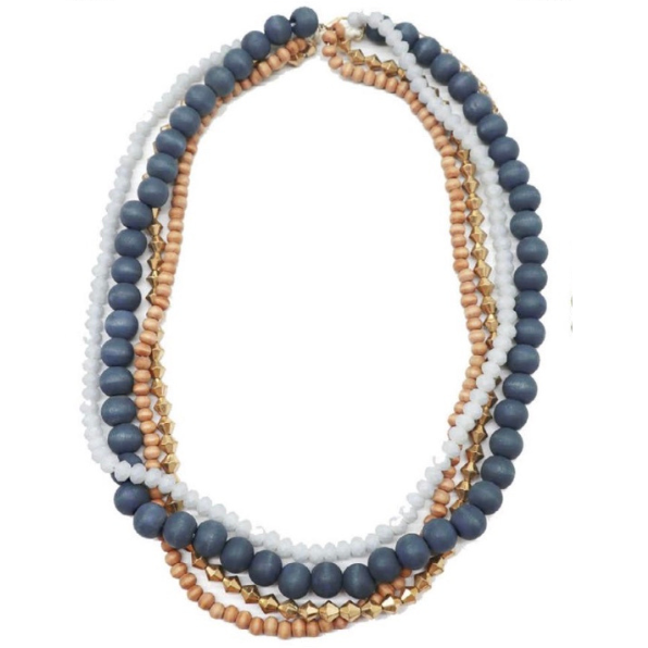 Navy Hazel Necklace 