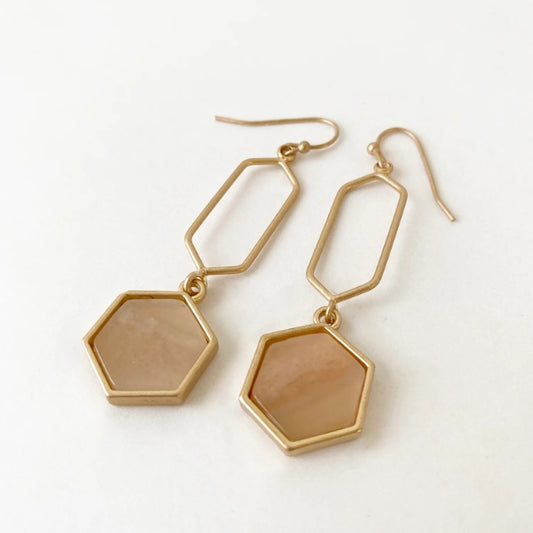 Octagon Earrings