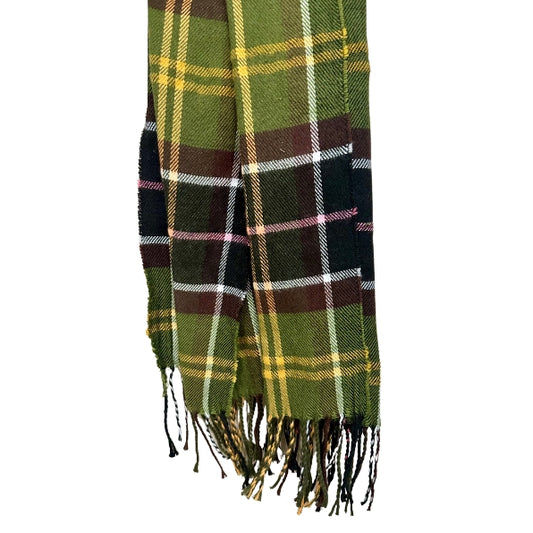 Pink/Green Plaid Scarf