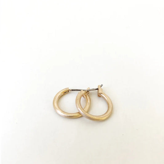 Small Gold Hoop Earrings