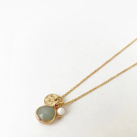 Turquoise & Gold Necklace